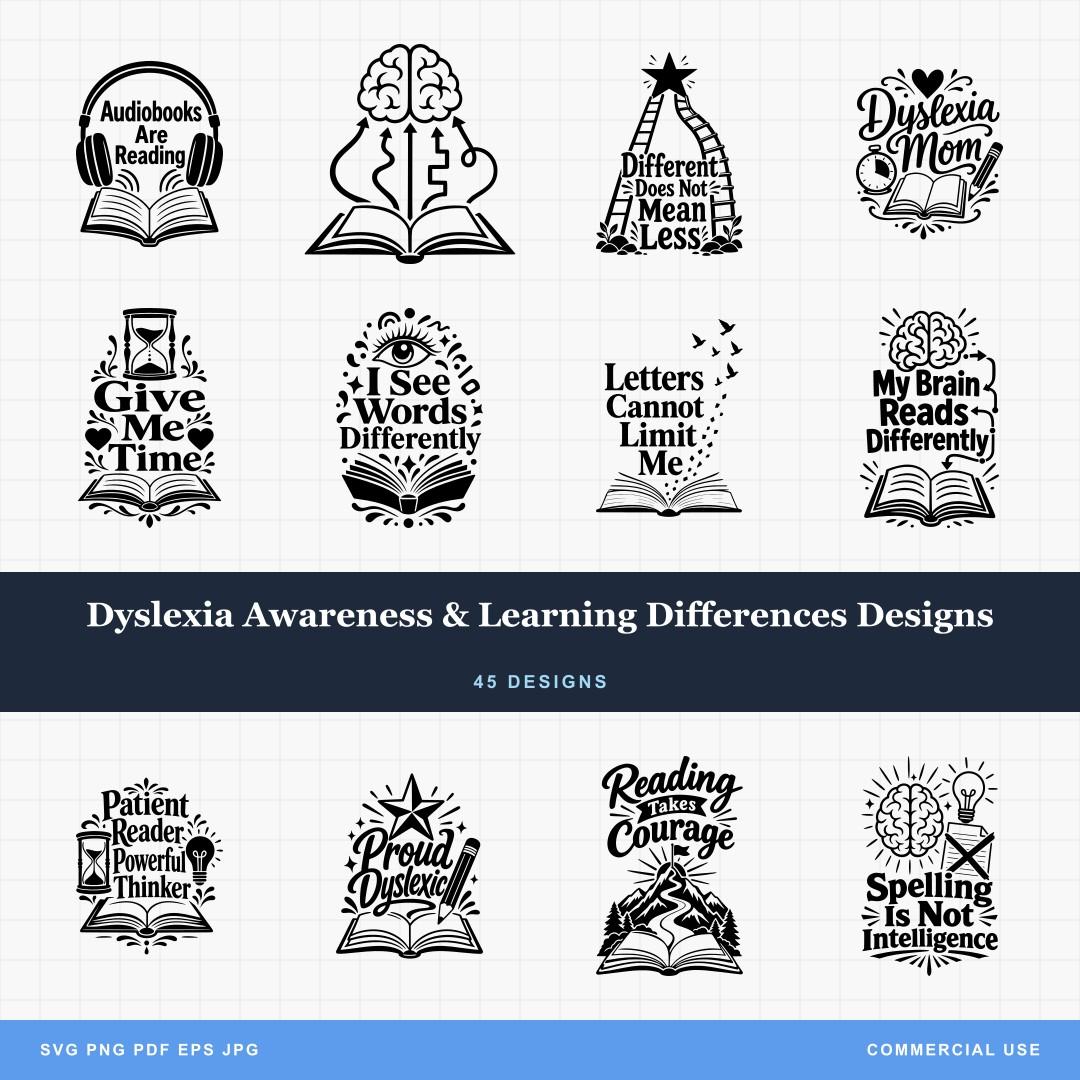 Dyslexia Awareness & Learning Differences Designs
