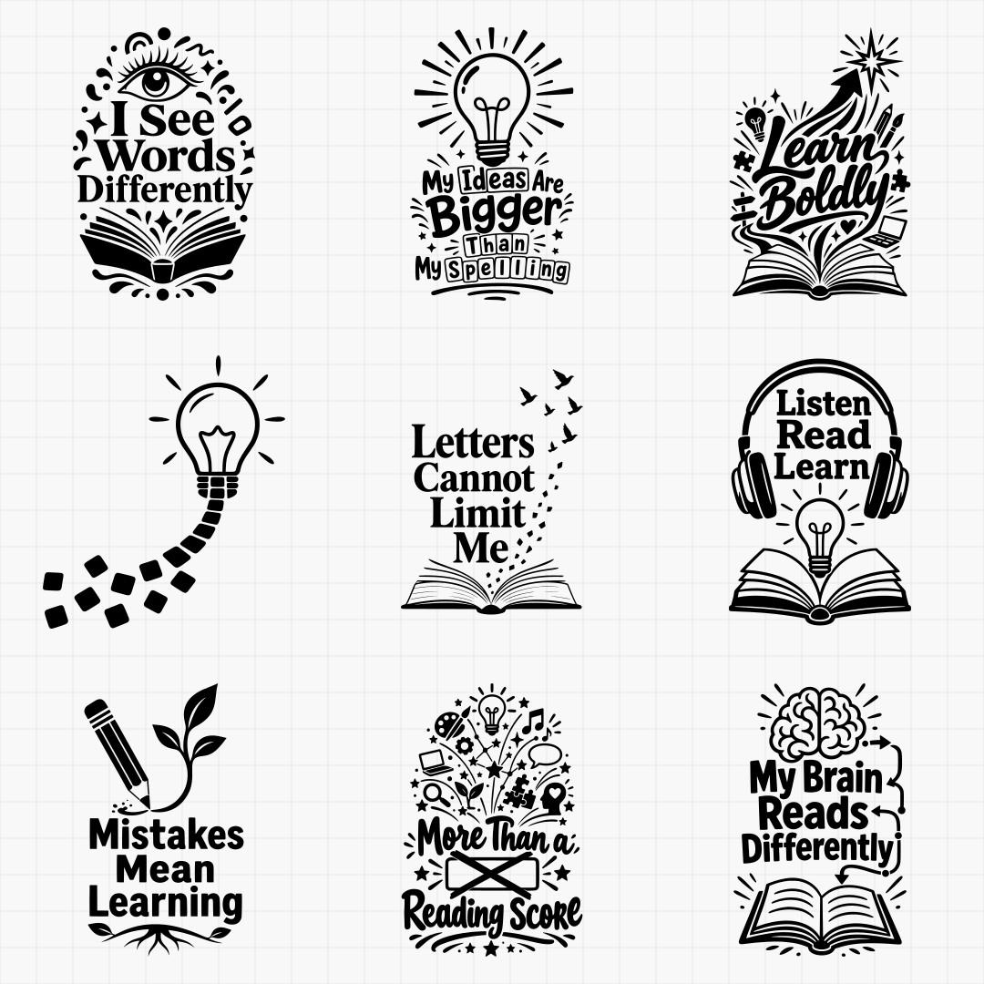 Dyslexia Awareness & Learning Differences Designs - Thumbnail 4