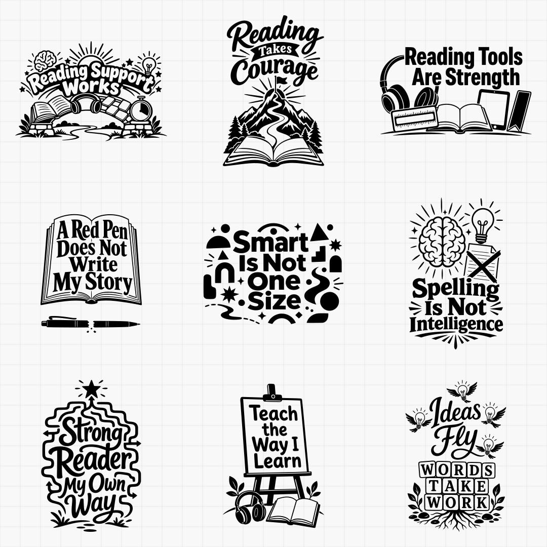 Dyslexia Awareness & Learning Differences Designs - Thumbnail 6