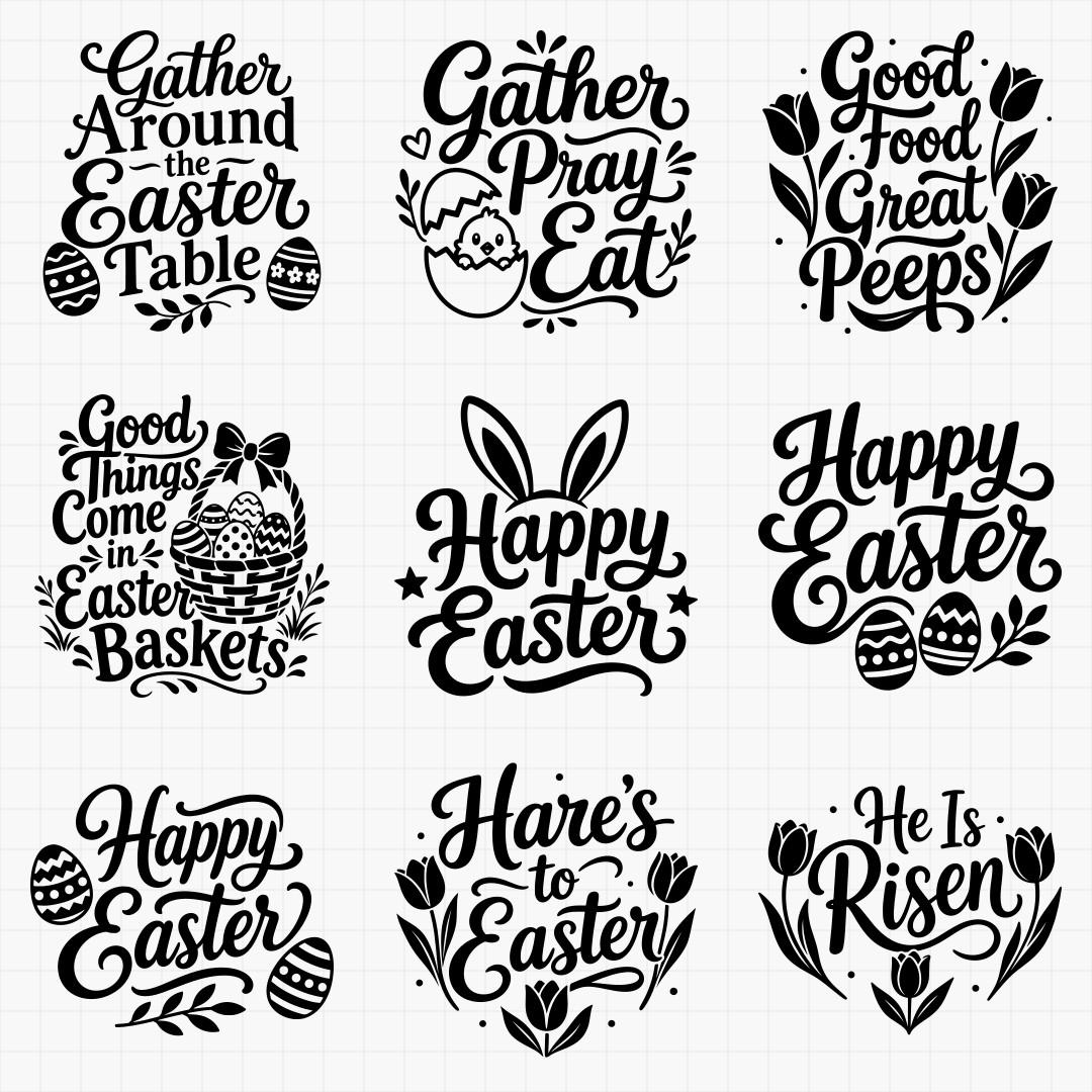 Easter Cutting Board Sayings - Thumbnail 4