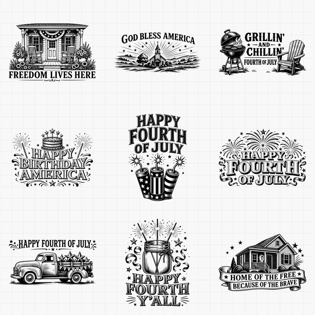 Fourth of July Cutting Board Sayings - Thumbnail 3