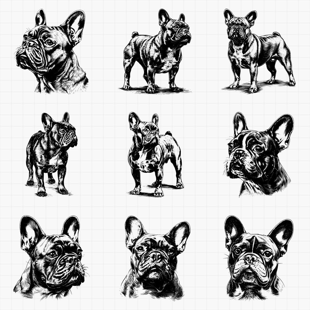 French Bulldog Design Pack - Thumbnail 3