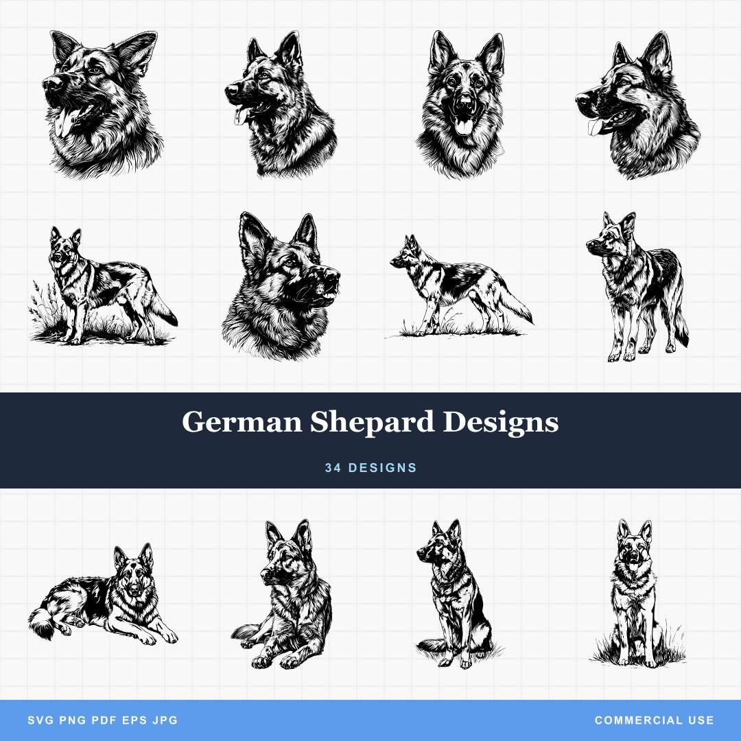 German Shepard Designs