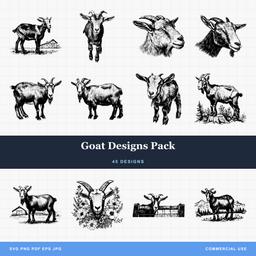 Goat Designs Pack