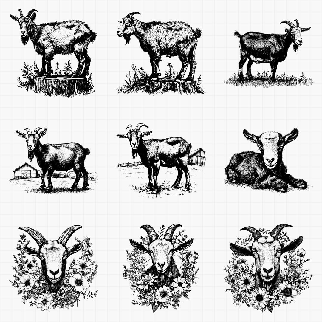 Goat Designs Pack - Thumbnail 5