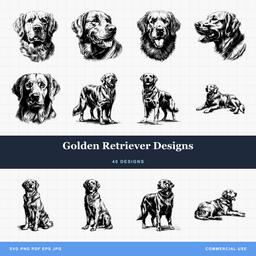 Golden Retriever Designs