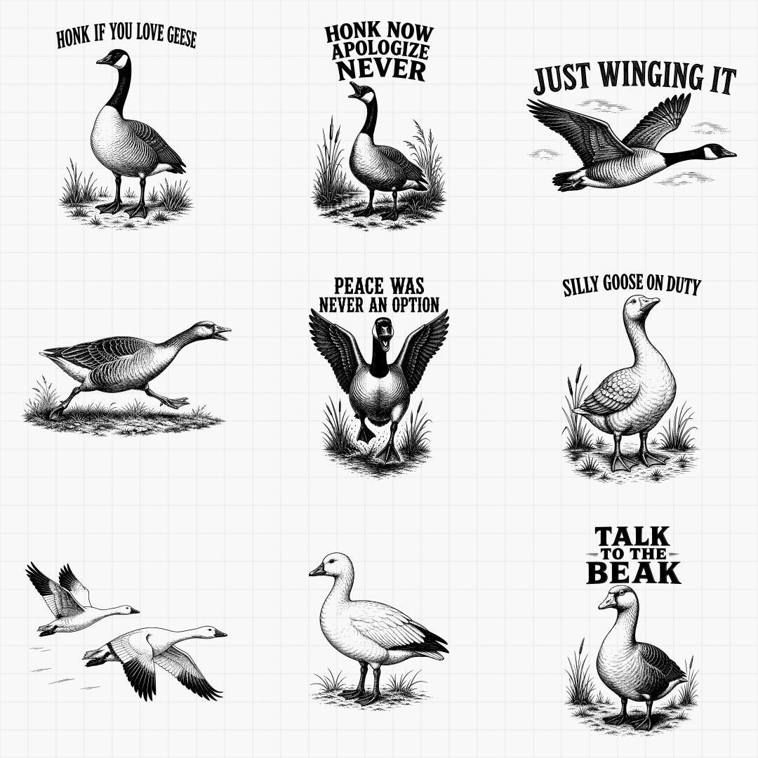 Goose SVG Designs - Thumbnail 4