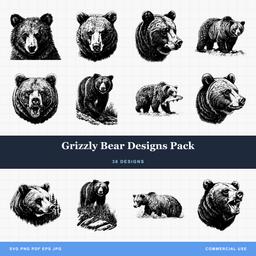Grizzly Bear Designs Pack