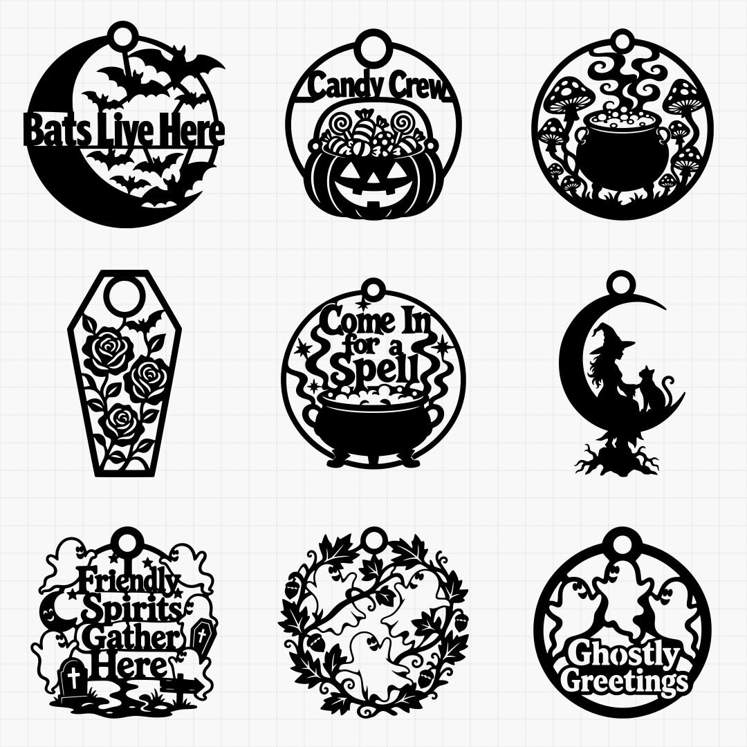 Halloween Door Hanger Designs - Thumbnail 2