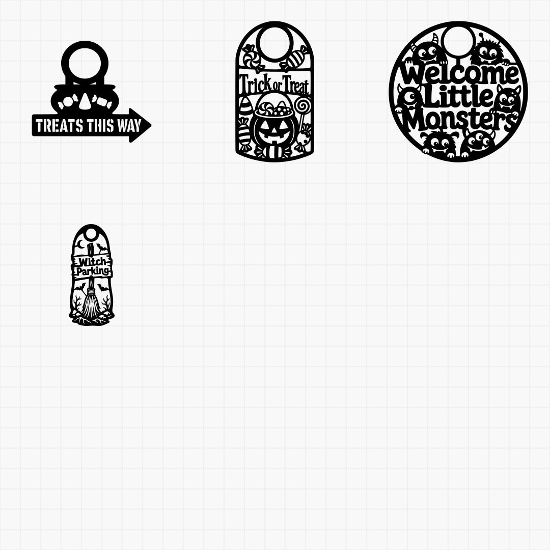 Halloween Door Hanger Designs - Thumbnail 5