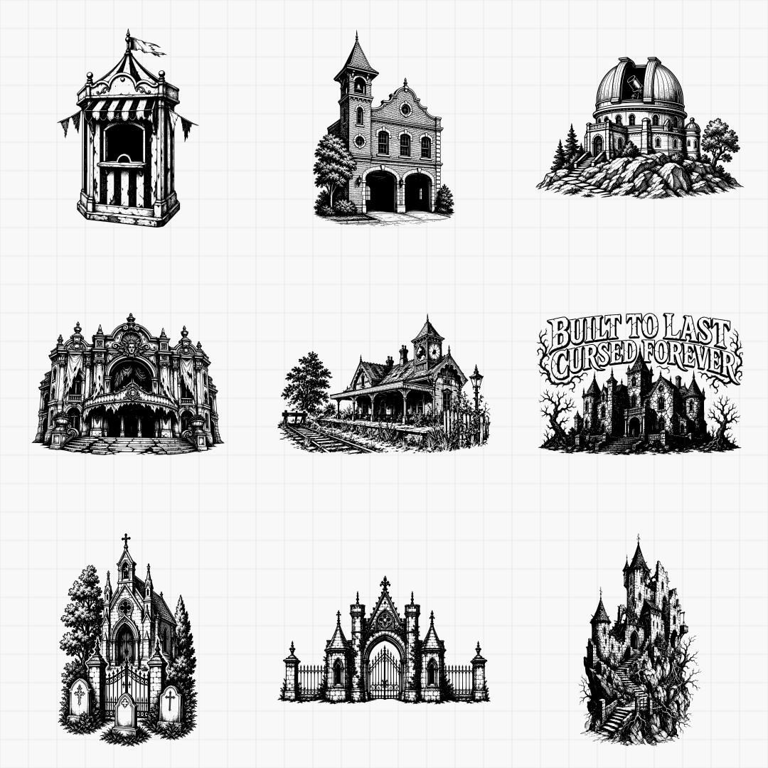 Haunted Houses & Gothic Architecture Designs - Thumbnail 2