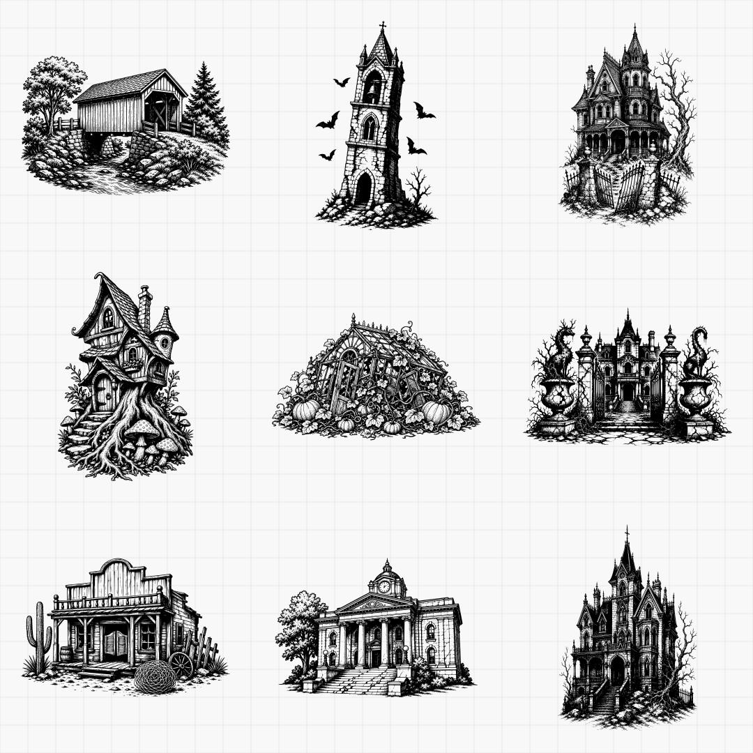 Haunted Houses & Gothic Architecture Designs - Thumbnail 3