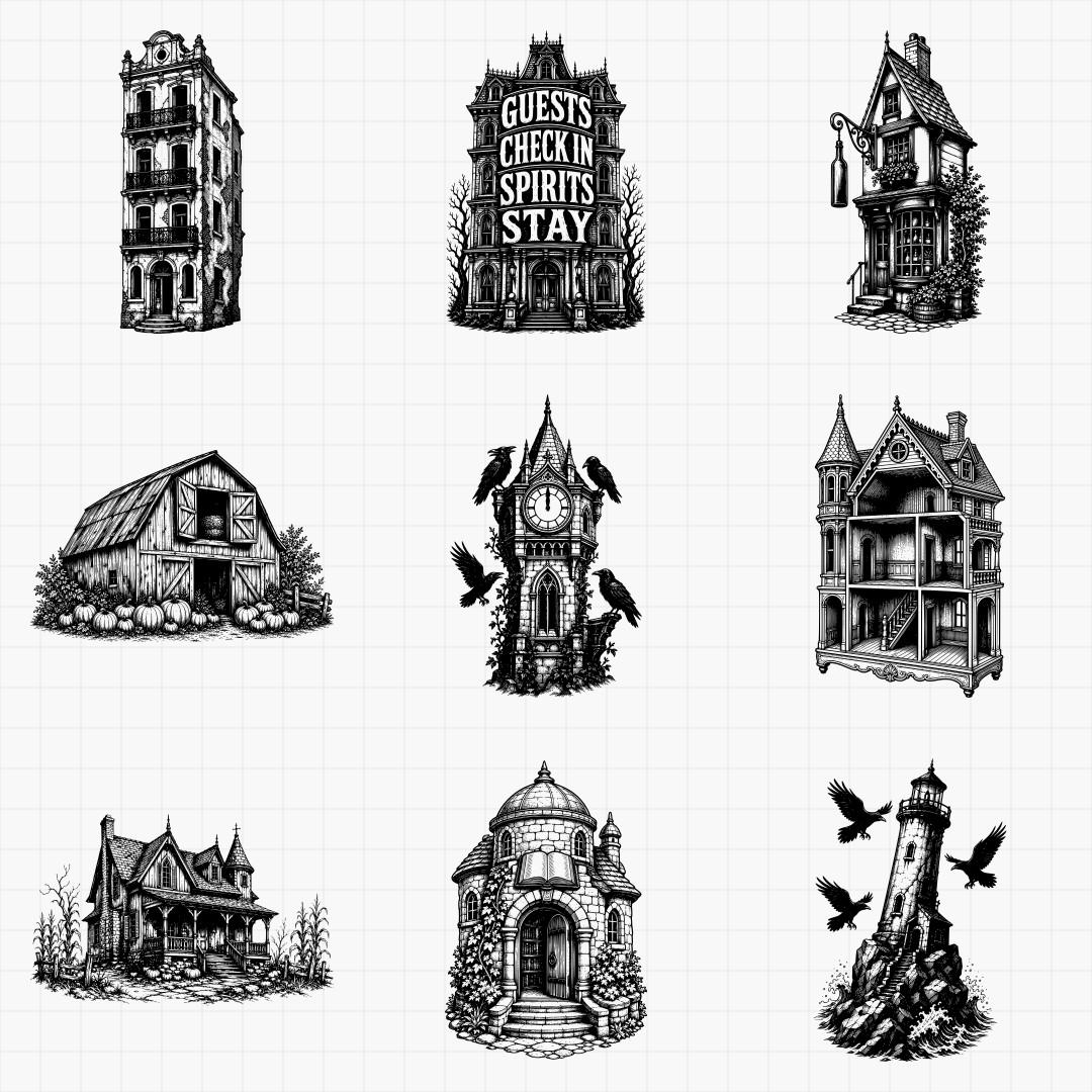 Haunted Houses & Gothic Architecture Designs - Thumbnail 4