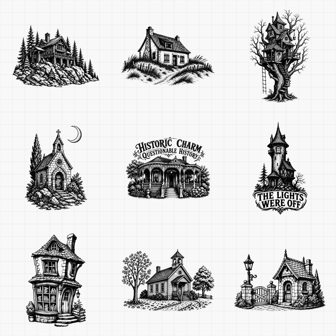 Haunted Houses & Gothic Architecture Designs - Thumbnail 5