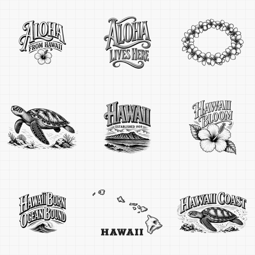 Hawaii State Pride & Travel Designs - Thumbnail 2