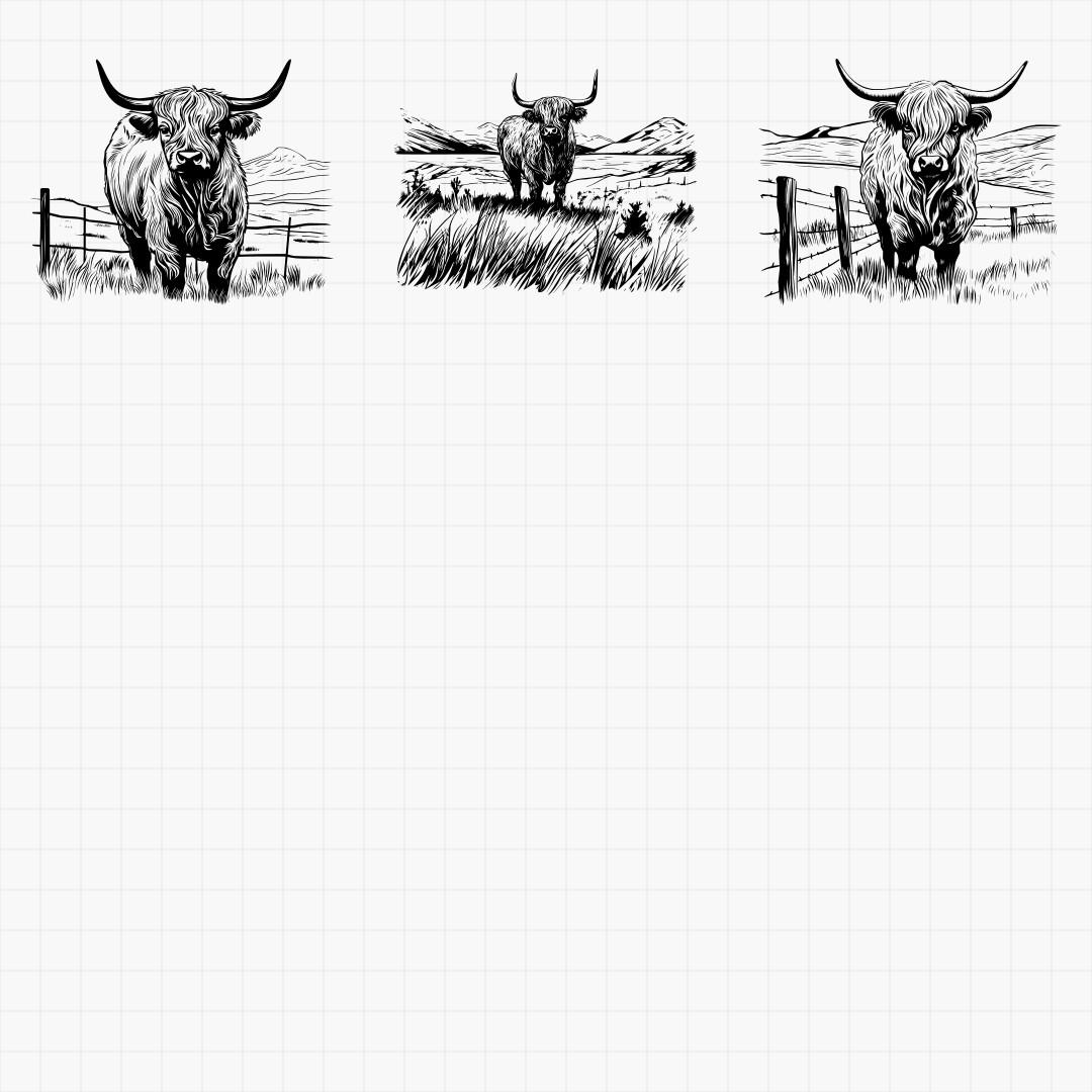 Highland Cow Designs - Thumbnail 5