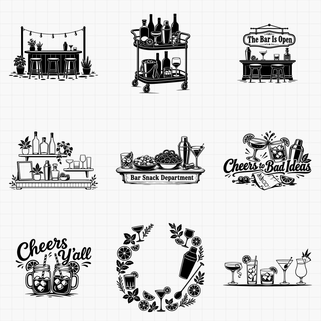 Home Bar & Cocktail Signs - Thumbnail 2