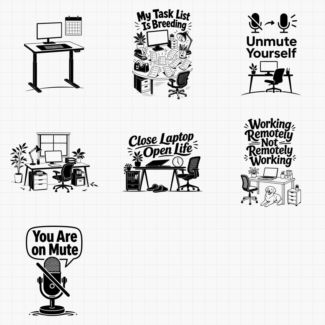 Home Office & Work From Home Signs - Thumbnail 6