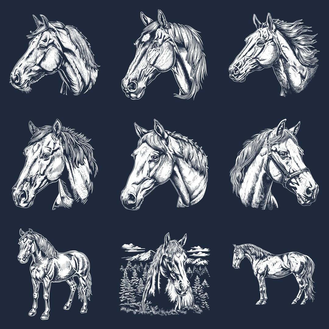 Horse Designs For Slate - Thumbnail 2