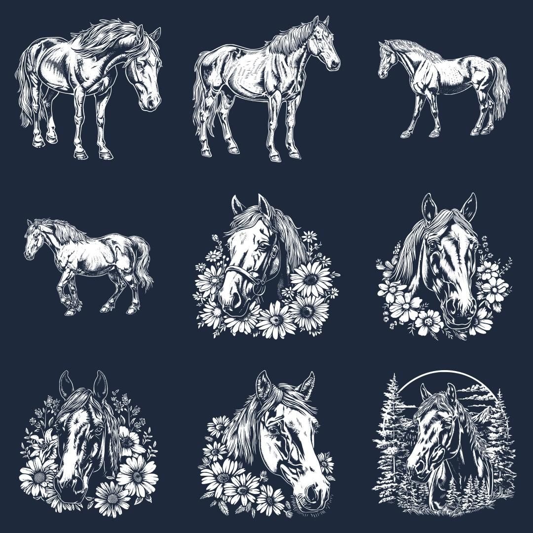 Horse Designs For Slate - Thumbnail 3