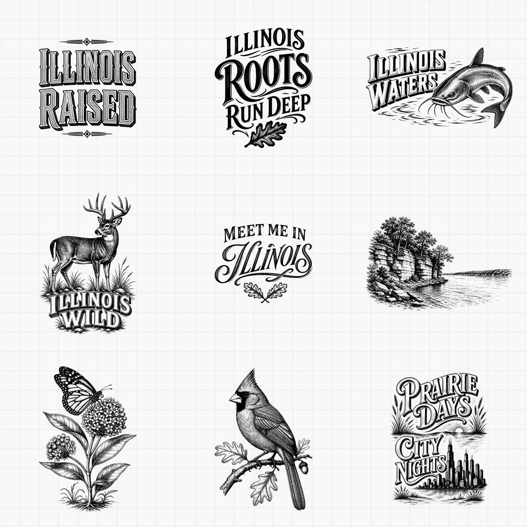 Illinois State Pride & Travel Designs - Thumbnail 5