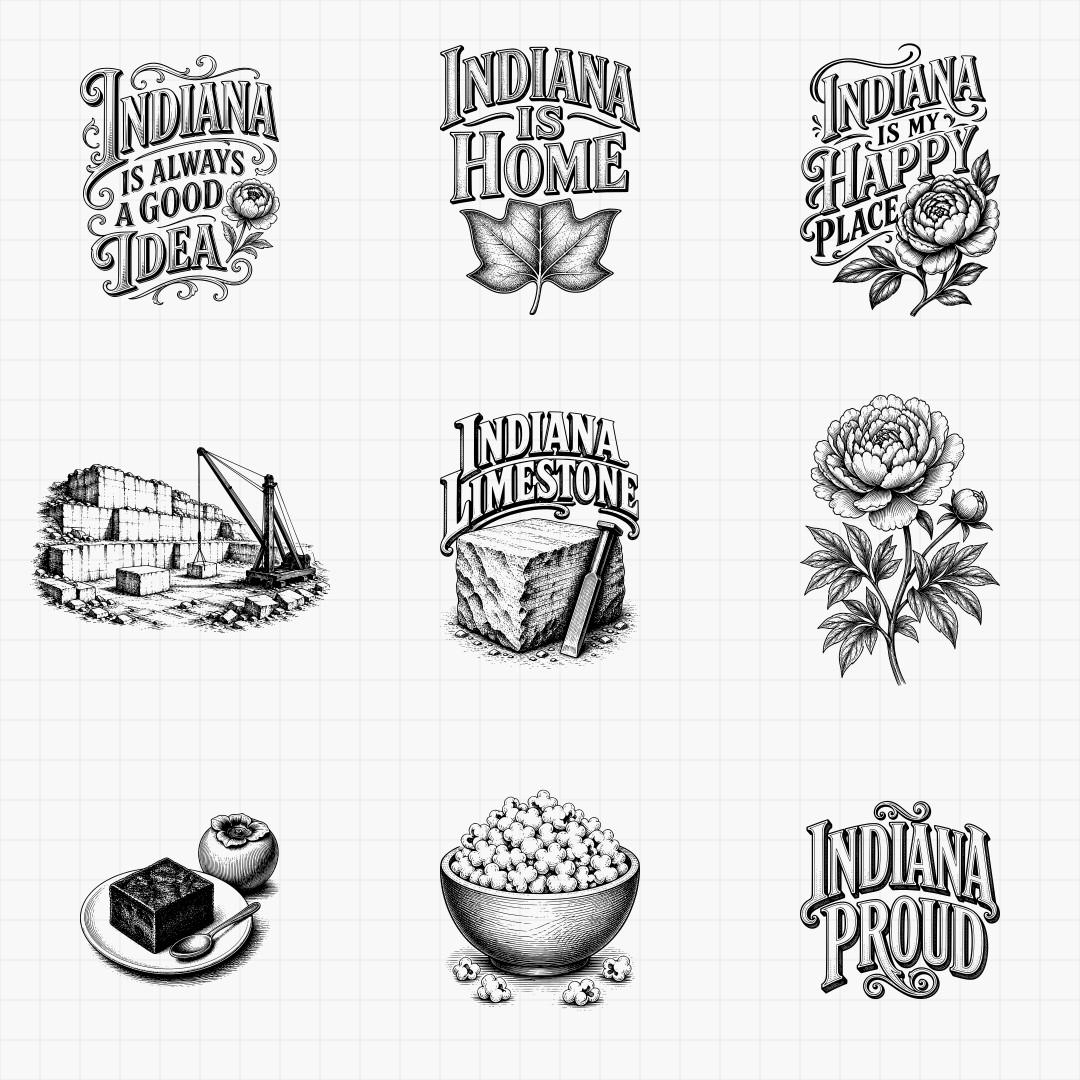 Indiana State Pride & Travel Designs - Thumbnail 4