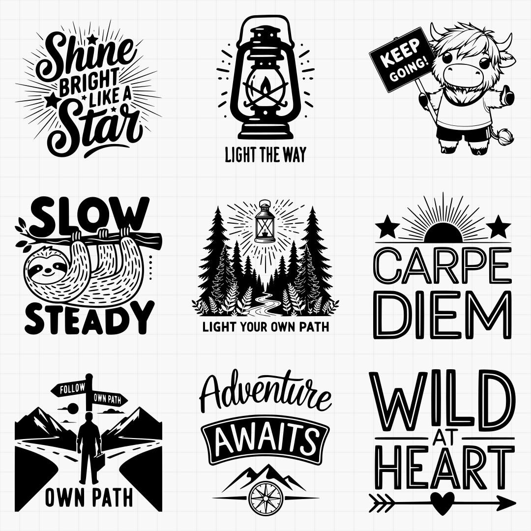 Inspirational Life Nature Svg Bundle - Thumbnail 3