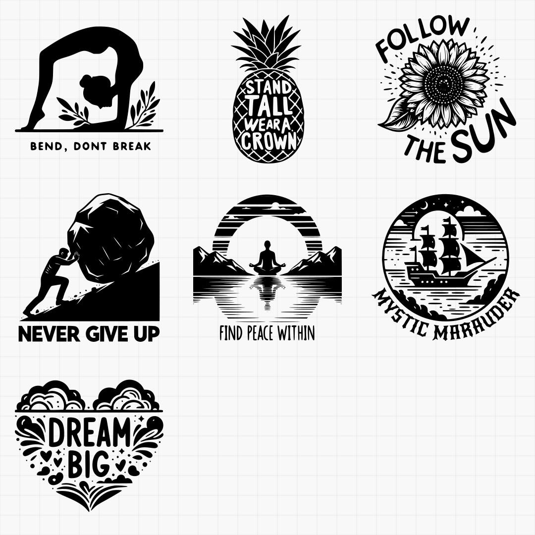 Inspirational Life Nature Svg Bundle - Thumbnail 4