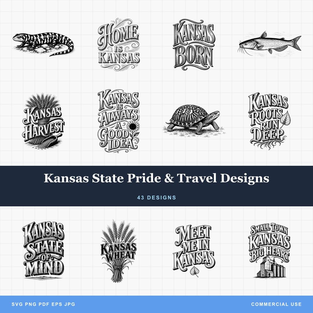 Kansas State Pride & Travel Designs