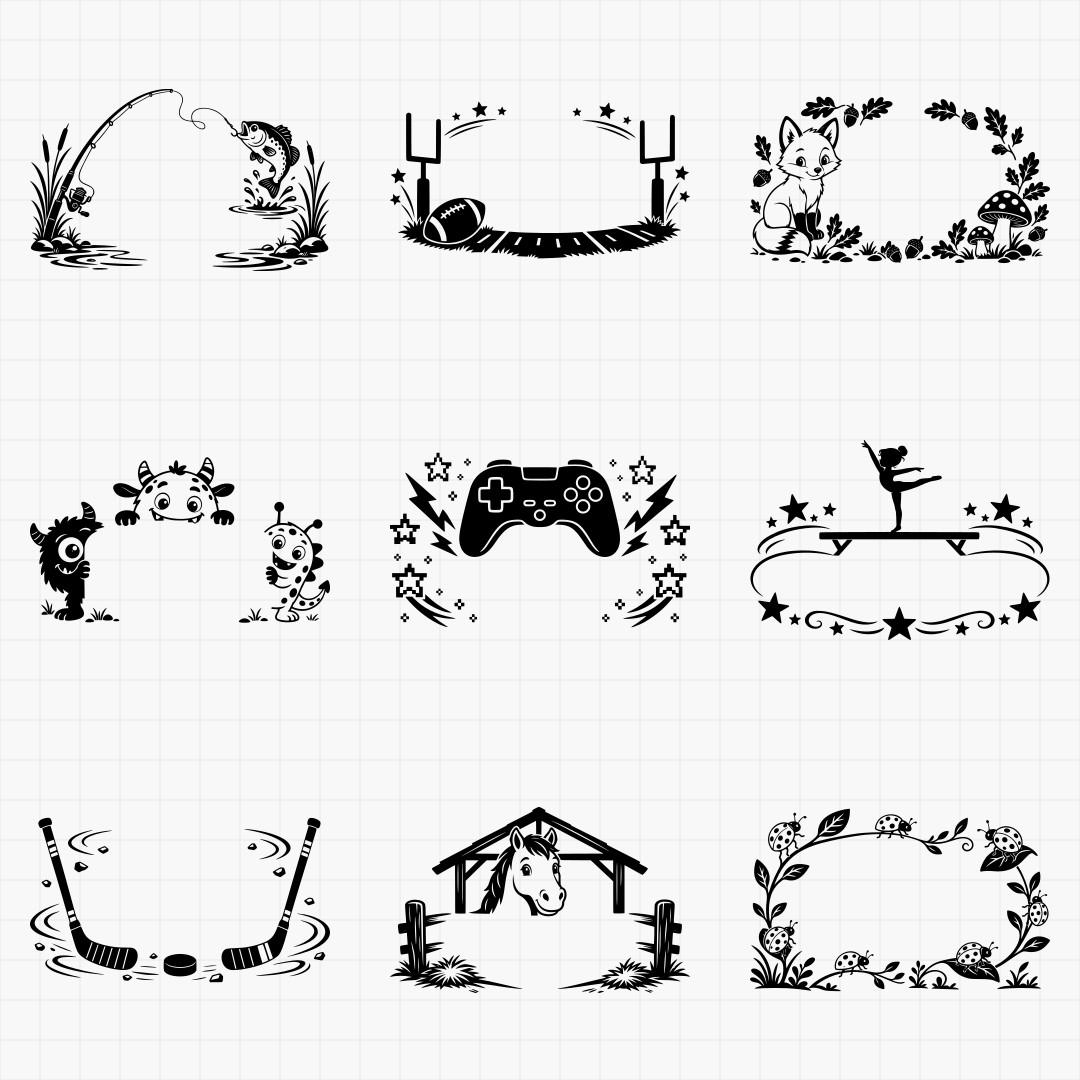 Kids Name Sign Designs - Thumbnail 4