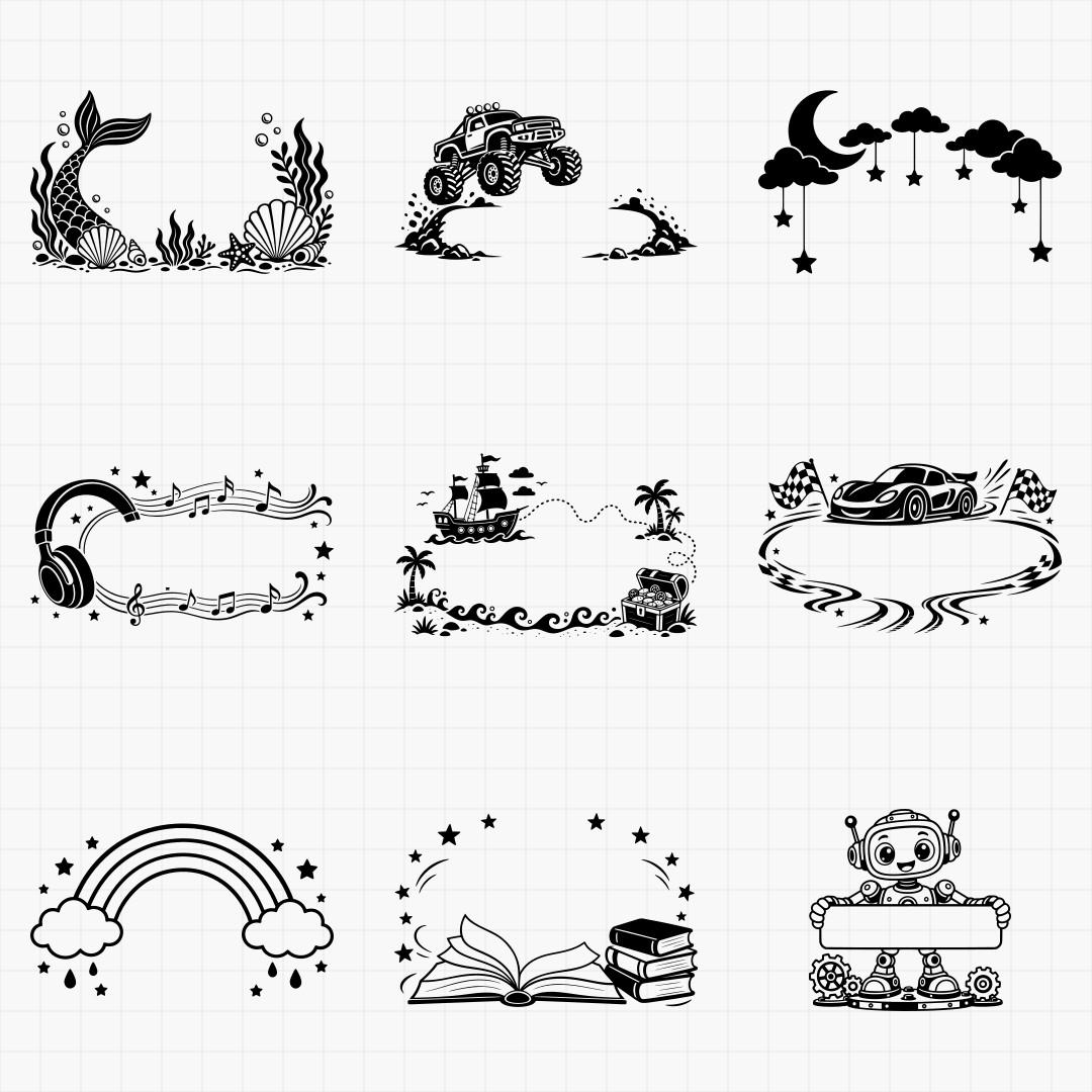 Kids Name Sign Designs - Thumbnail 5