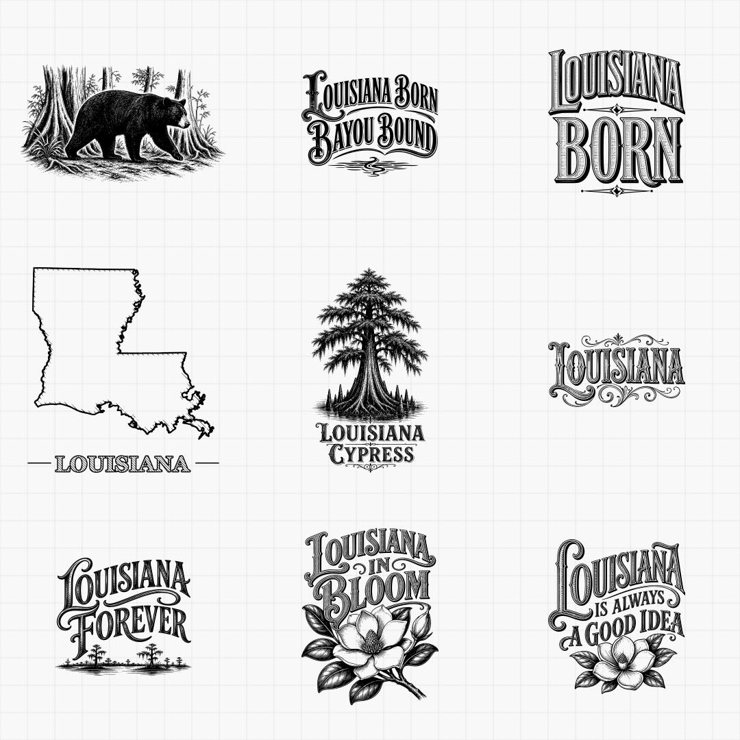 Louisiana State Pride & Travel Designs - Thumbnail 4