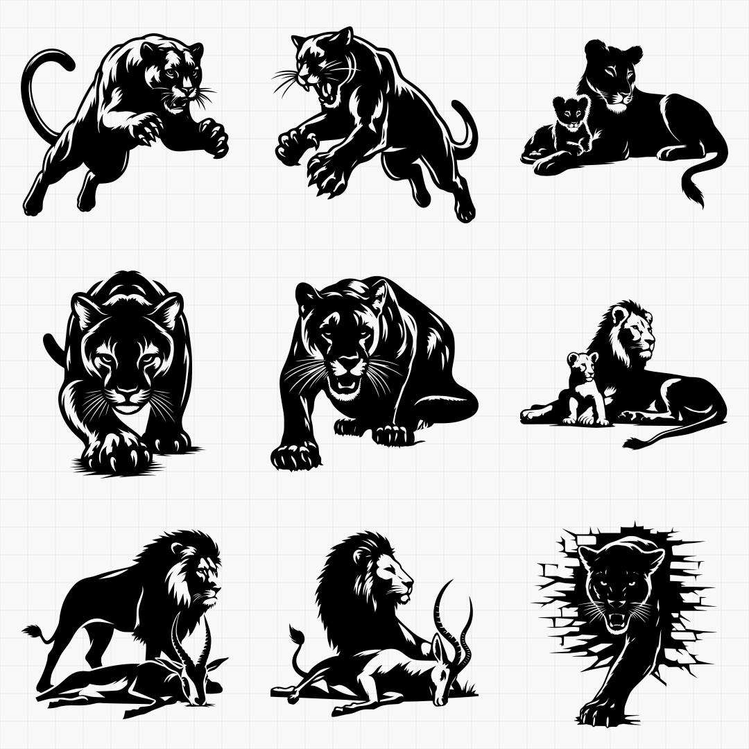 Low Detail Lion Pack - Thumbnail 2