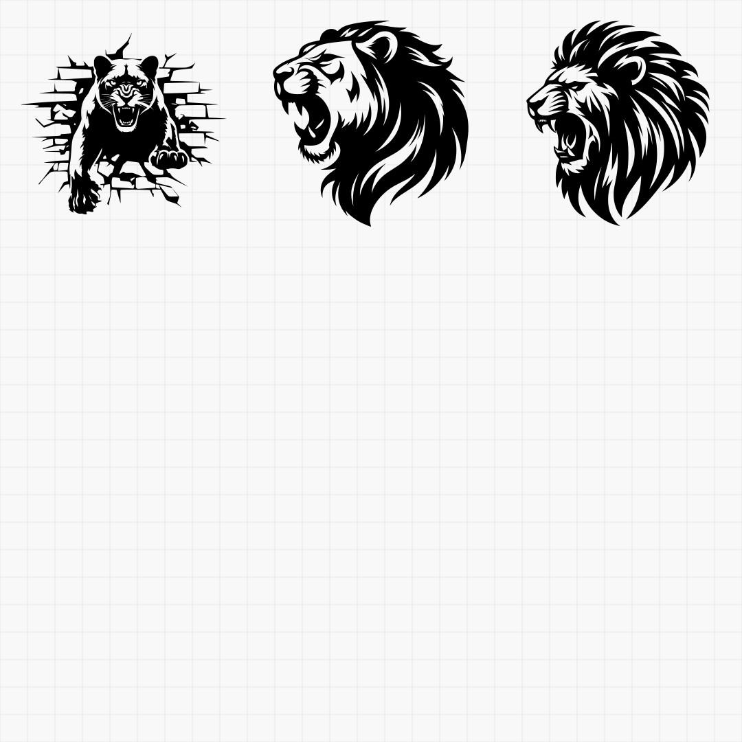 Low Detail Lion Pack - Thumbnail 11