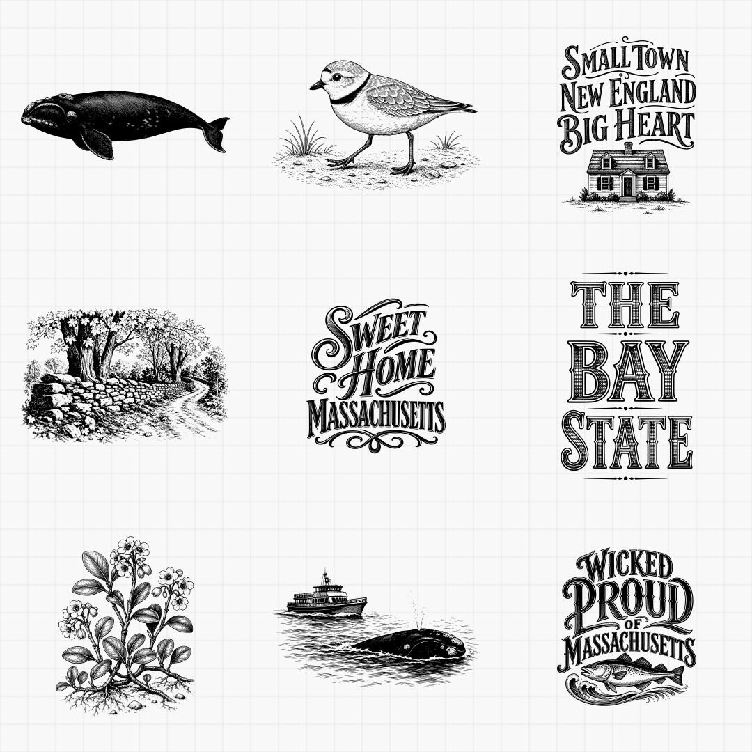 Massachusetts State Pride & Travel Designs - Thumbnail 6