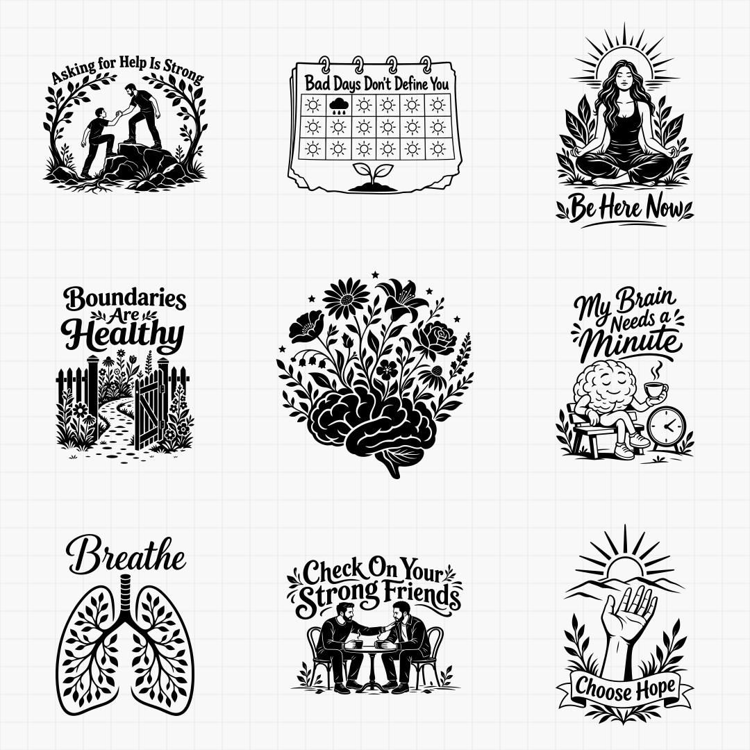 Mental Health Awareness & Hope Designs - Thumbnail 2