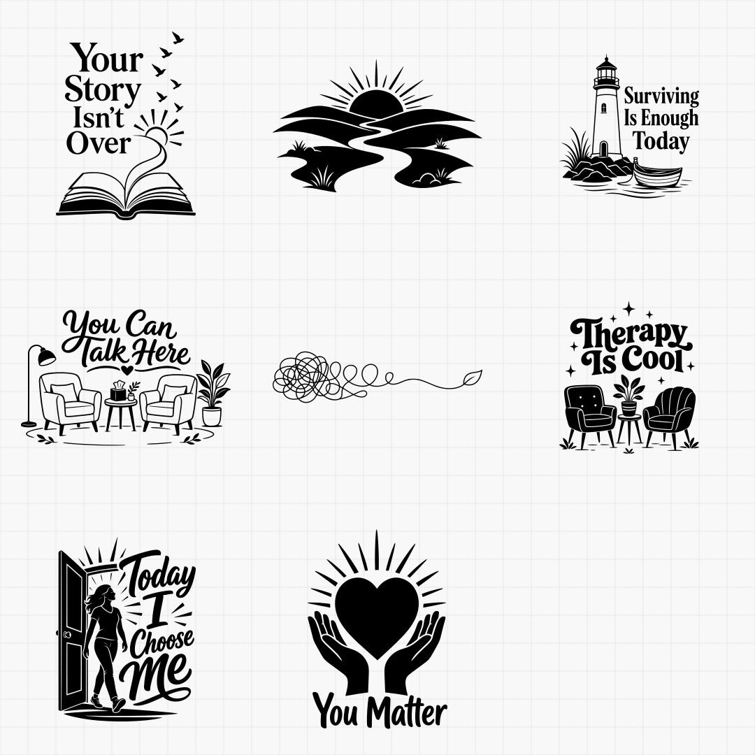 Mental Health Awareness & Hope Designs - Thumbnail 6