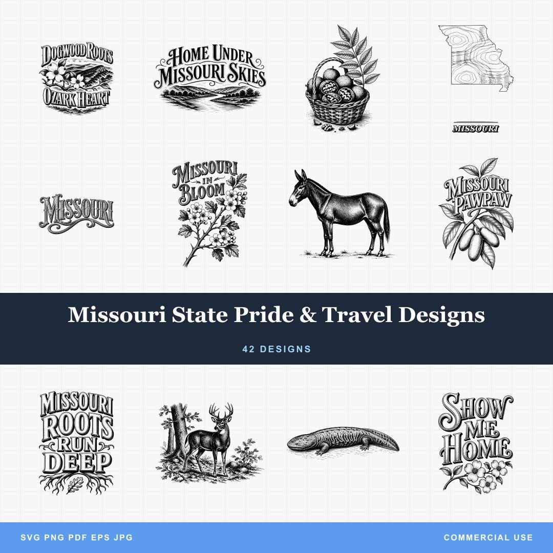 Missouri State Pride & Travel Designs