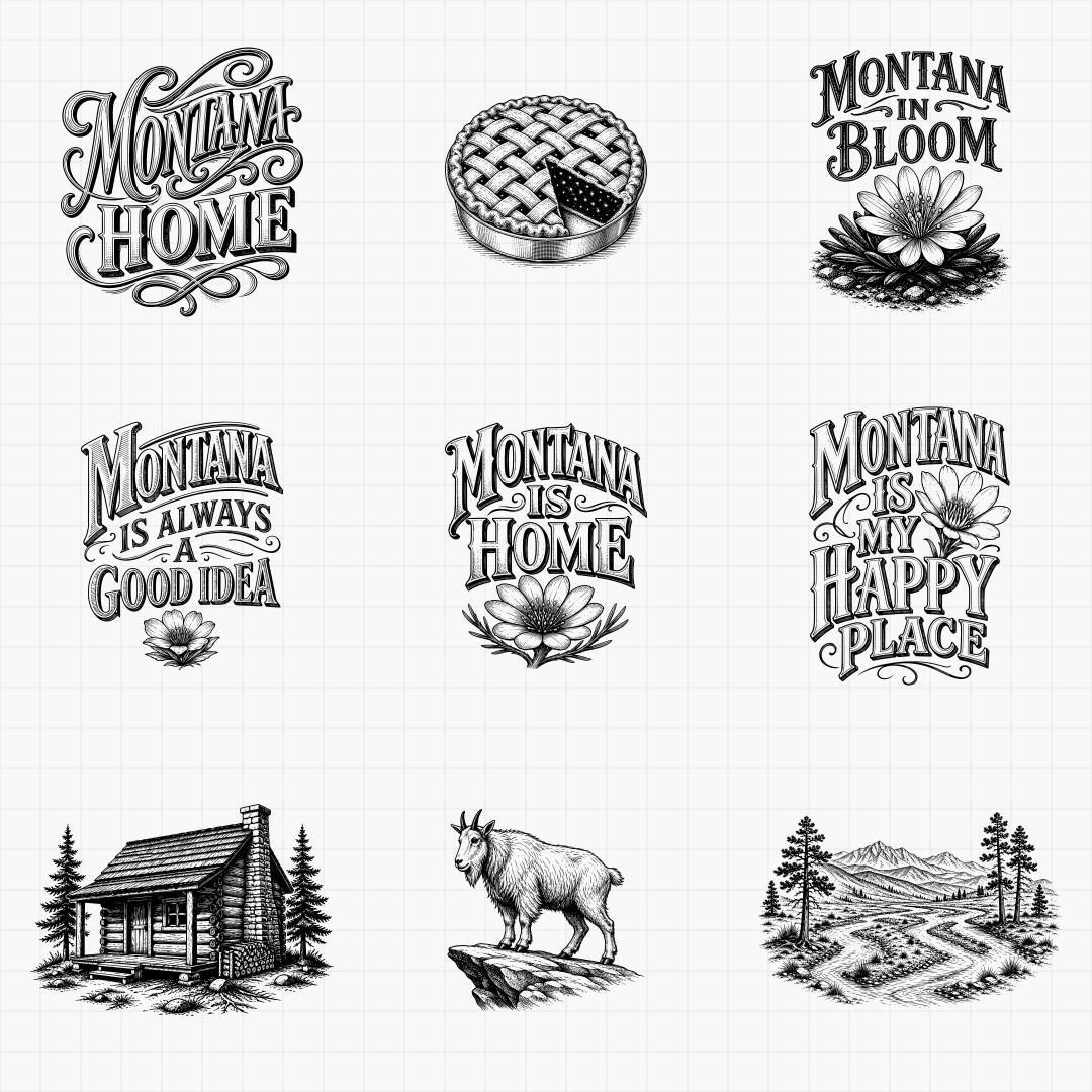 Montana State Pride & Travel Designs - Thumbnail 4