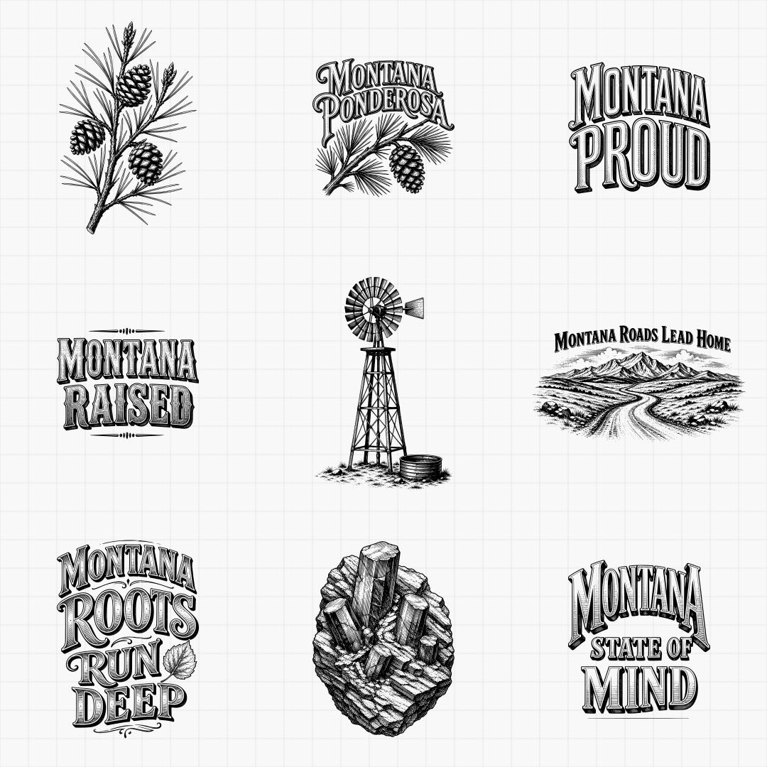 Montana State Pride & Travel Designs - Thumbnail 5