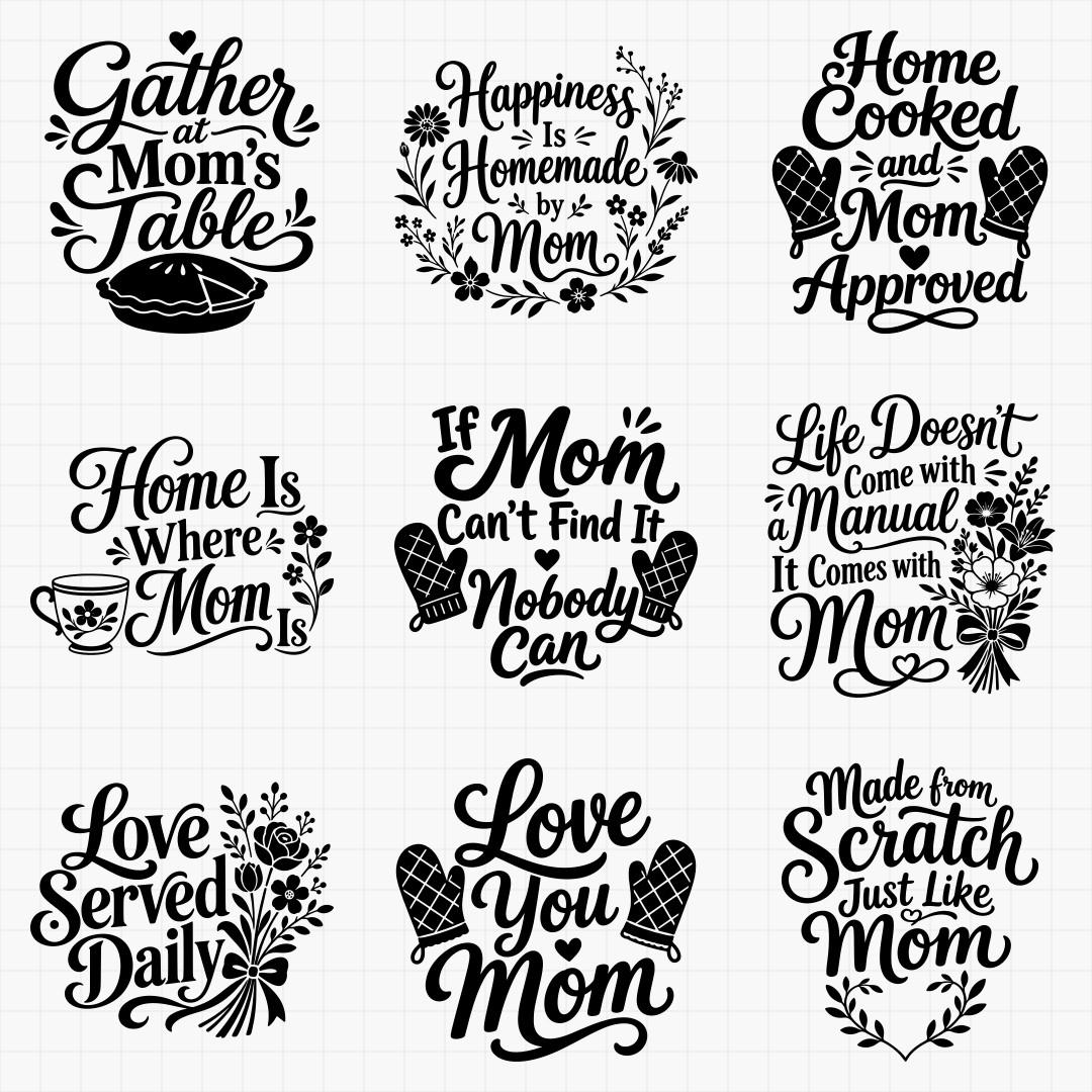 Mother's Day Cutting Board Sayings - Thumbnail 3