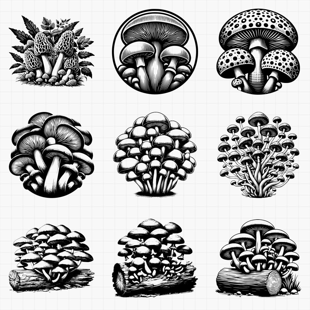 Mushrooms Design Pack - Thumbnail 5