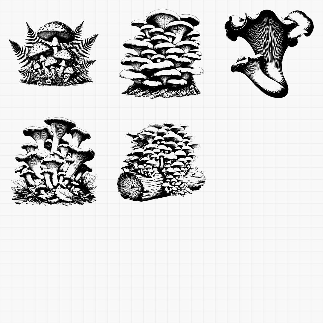 Mushrooms Design Pack - Thumbnail 7