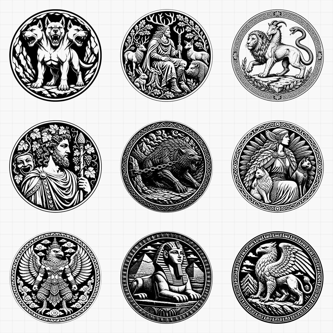 Mythology Relief Medallions - Thumbnail 3