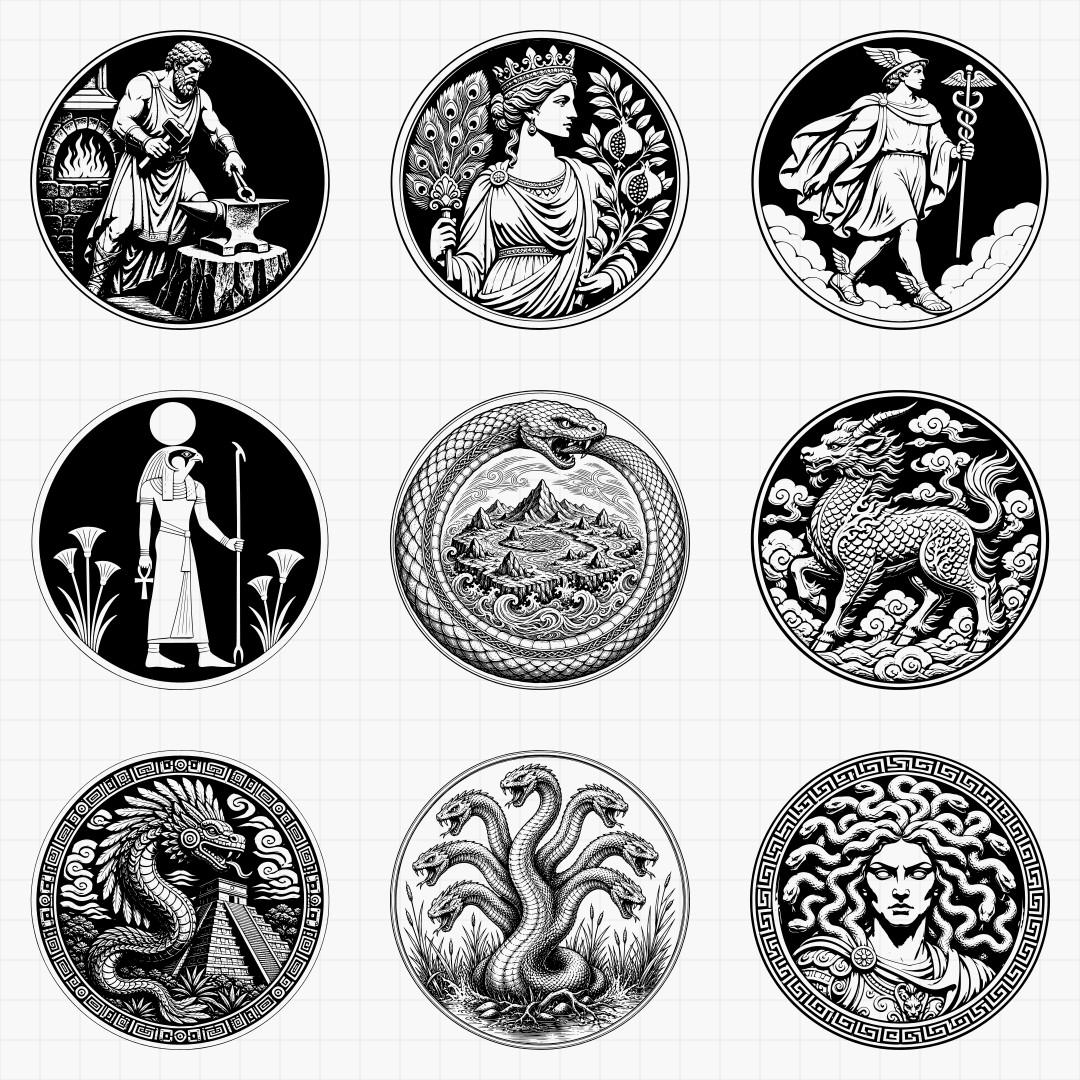 Mythology Relief Medallions - Thumbnail 4