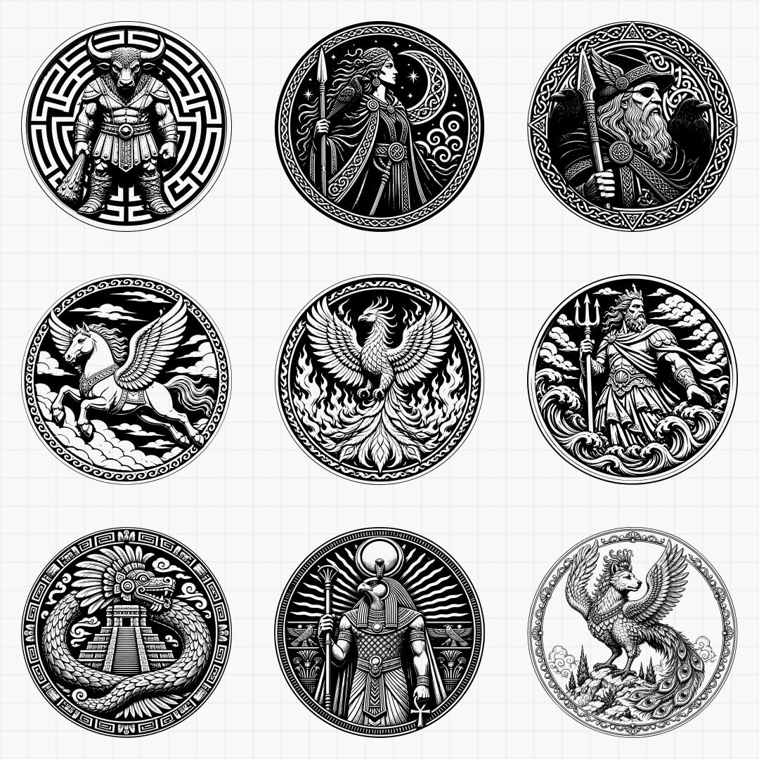 Mythology Relief Medallions - Thumbnail 5