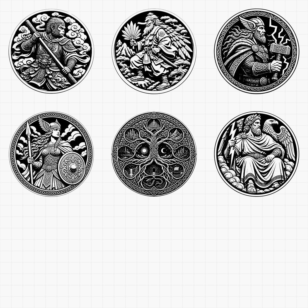 Mythology Relief Medallions - Thumbnail 6