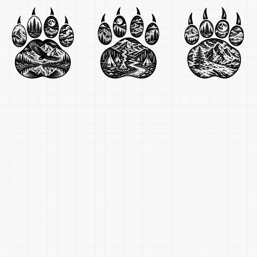 North American Predator Paw Prints - Thumbnail 5