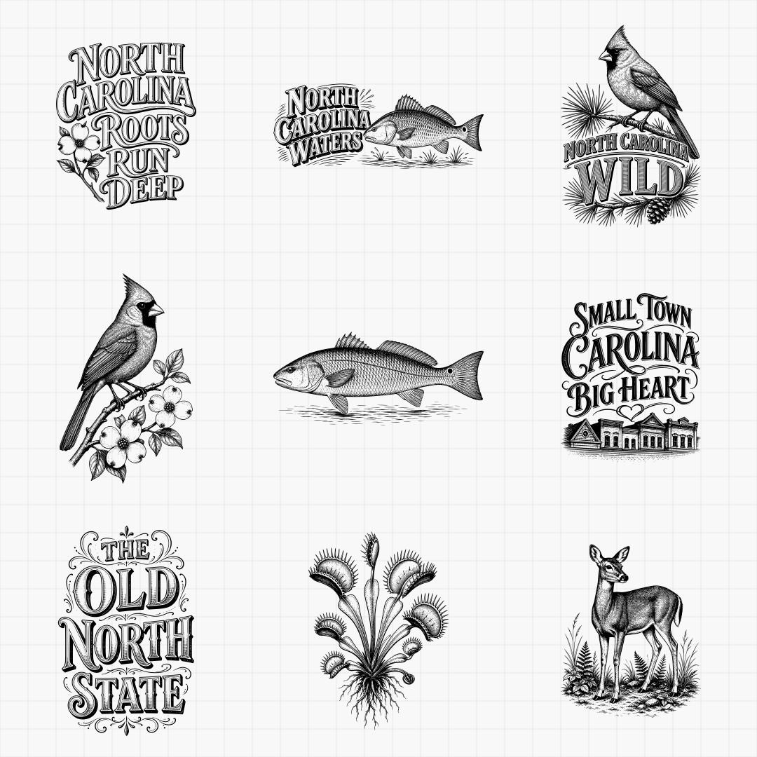 North Carolina State Pride & Travel Designs - Thumbnail 6