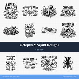 Octopus & Squid Designs